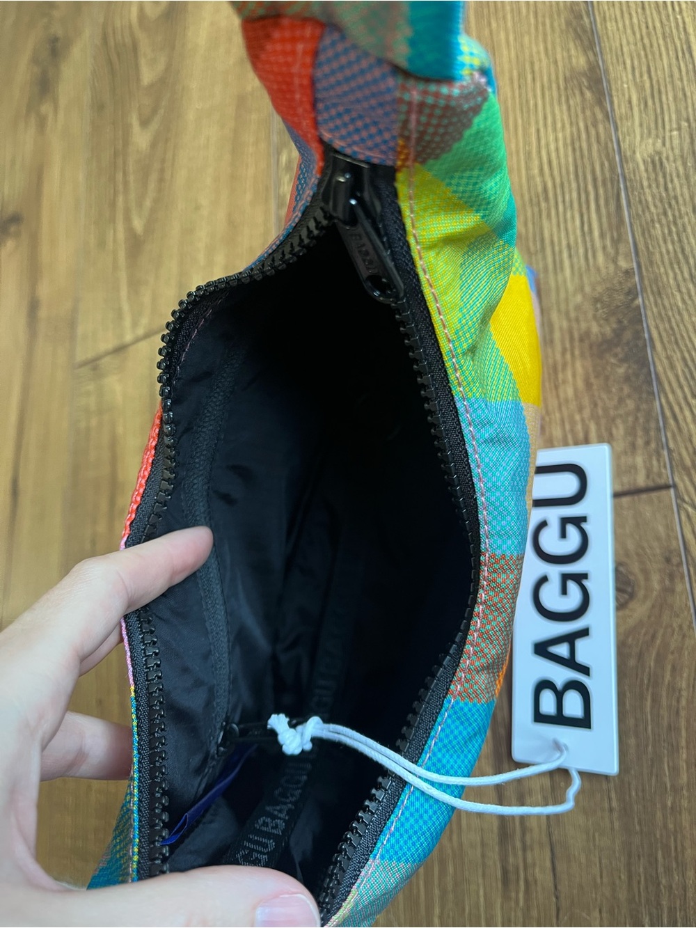 BAGGU Madras Mini Shoulder Bag - Picture 7 of 15